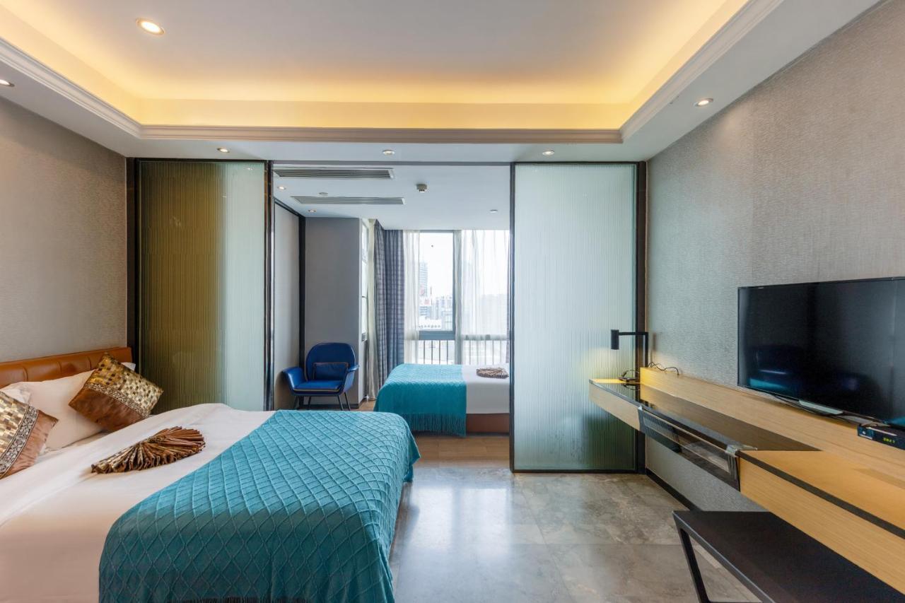 Yoyo Apartment Jiedeng Metropolis Branch, Beijing Road Kuangcsou Kültér fotó