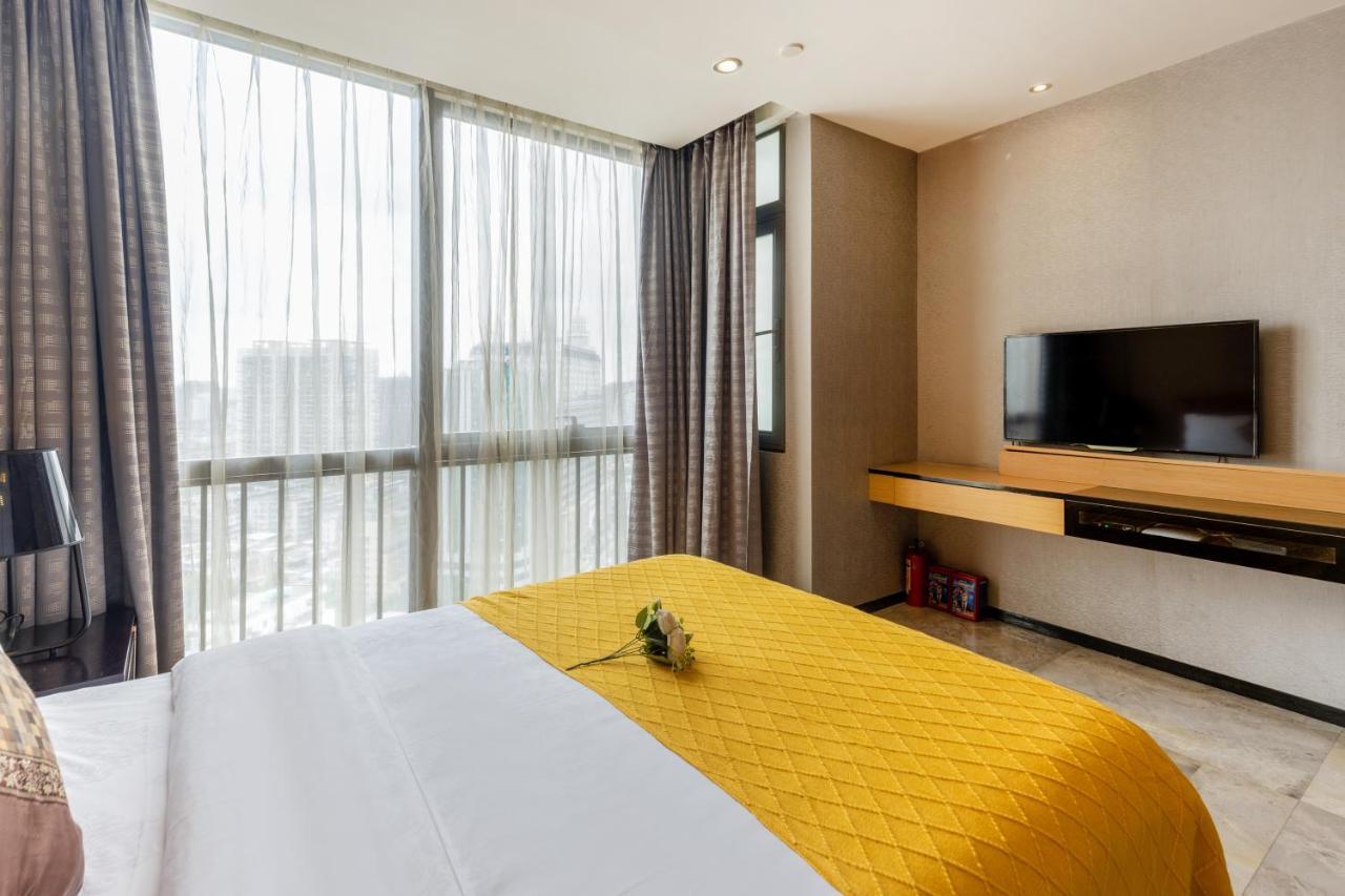Yoyo Apartment Jiedeng Metropolis Branch, Beijing Road Kuangcsou Kültér fotó