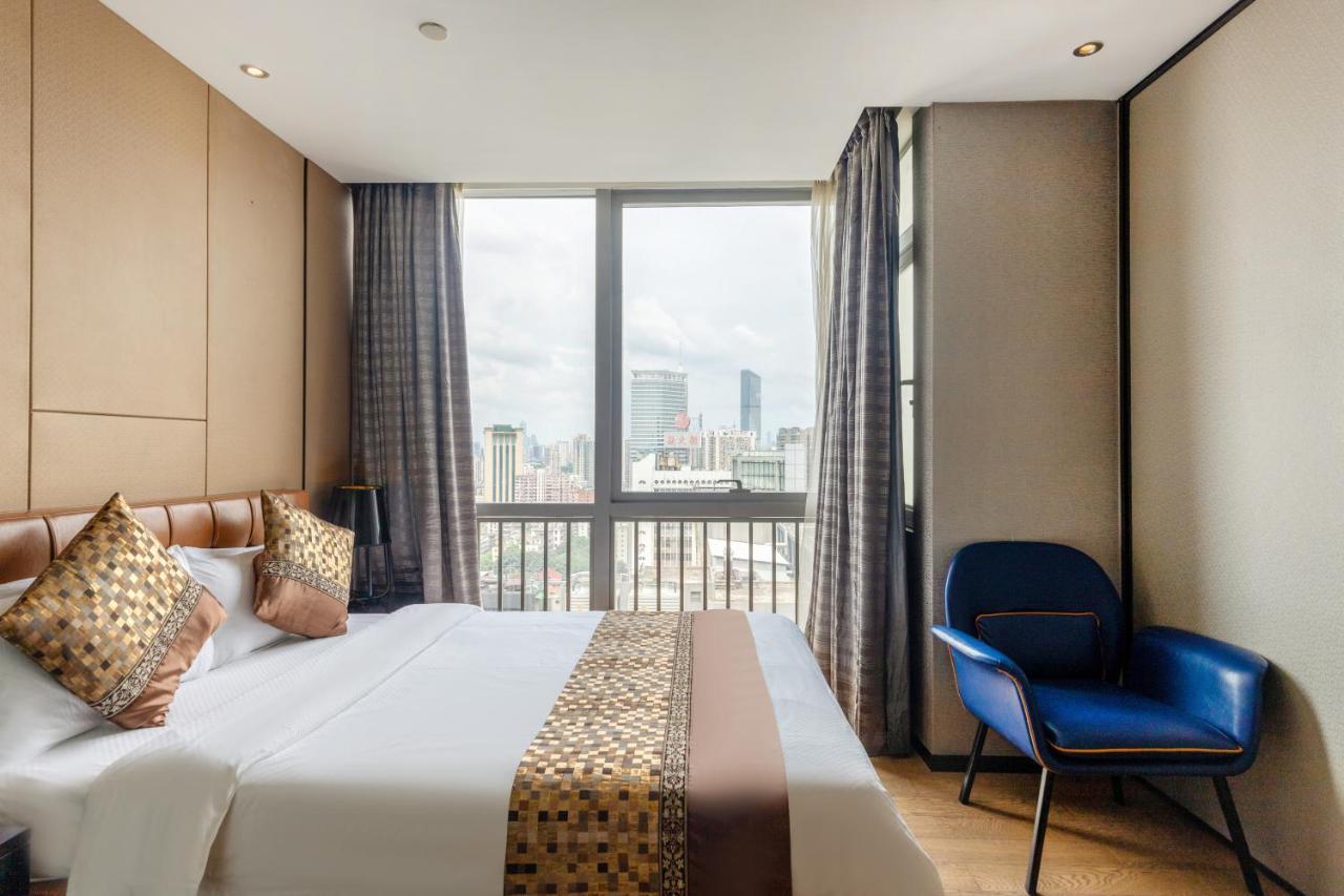 Yoyo Apartment Jiedeng Metropolis Branch, Beijing Road Kuangcsou Kültér fotó