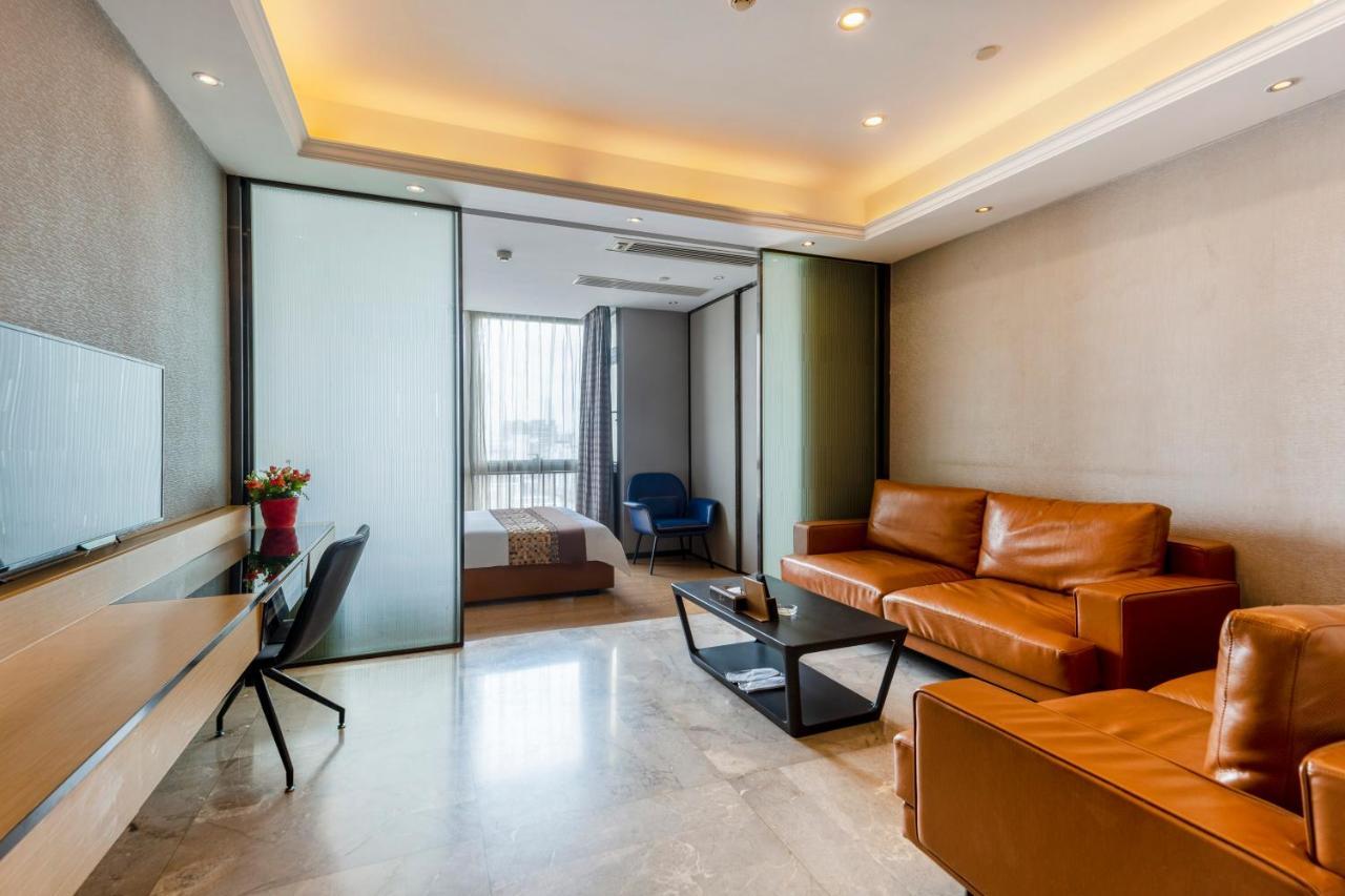 Yoyo Apartment Jiedeng Metropolis Branch, Beijing Road Kuangcsou Kültér fotó