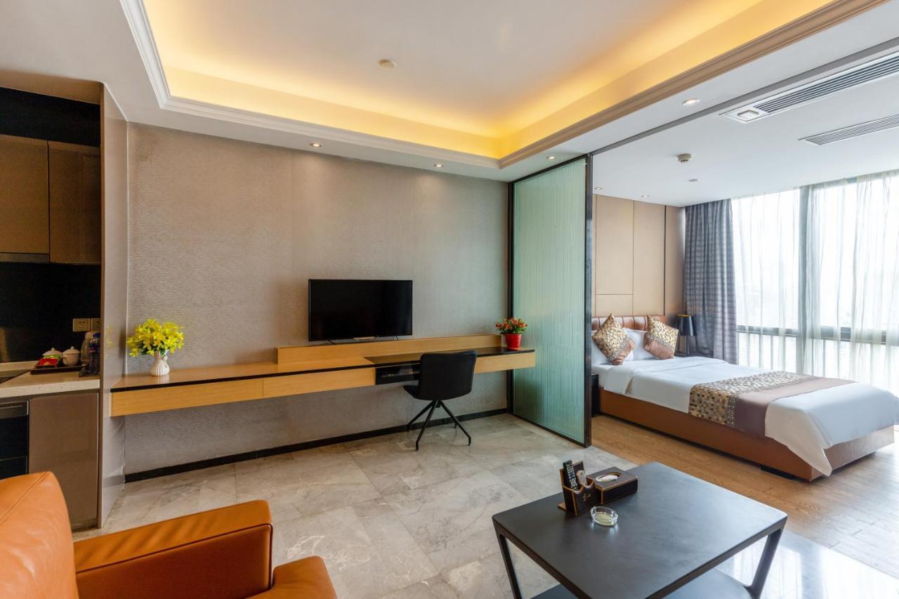 Yoyo Apartment Jiedeng Metropolis Branch, Beijing Road Kuangcsou Kültér fotó